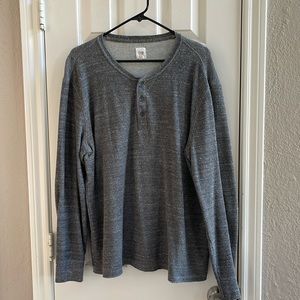 GAP Long Sleeve Henley Shirt